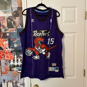 100% Authentic  Vince Carter Adidas 98 99 Toronto Raptors Jersey Size XL Mens